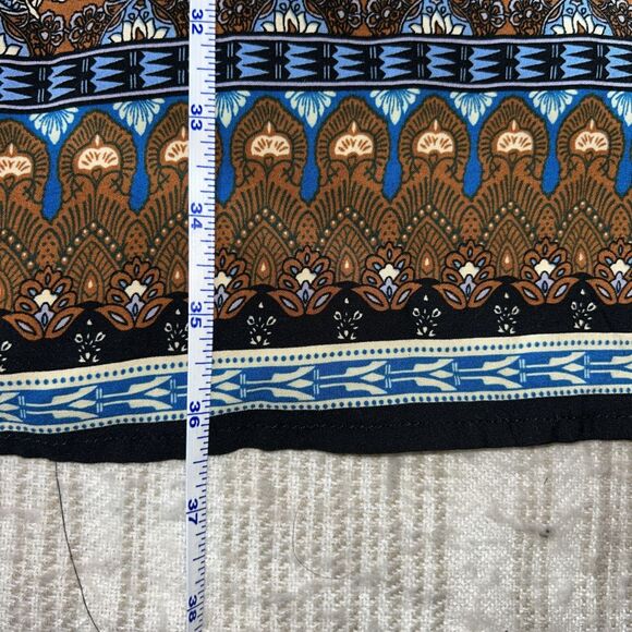 Halife Dress Large Floral Bright‎ Tassel Gypsy Bohemian Lightweight - Picture 8 of 8